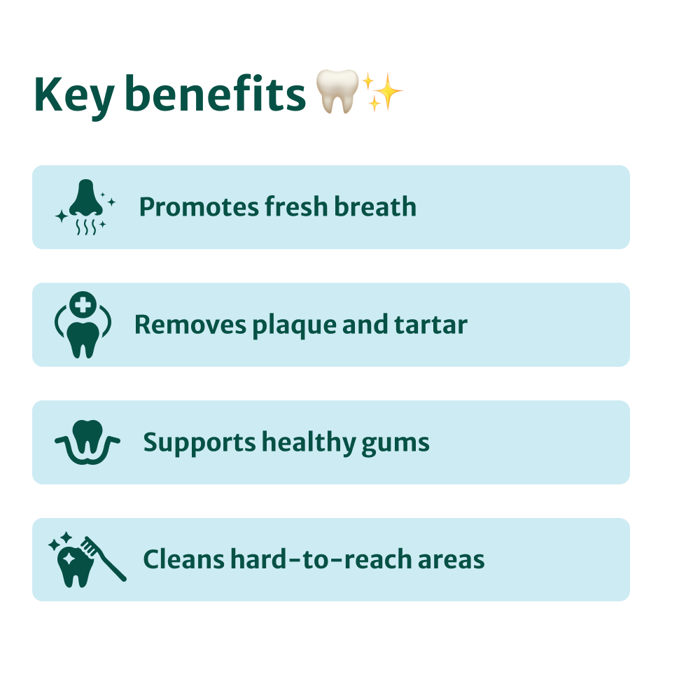 Clean Bite Dental Sticks 🌿 100% natural 5️⃣ 5 sticks