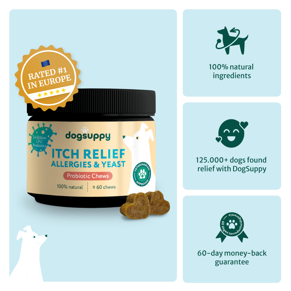 Itch Relief Probiotics Forte | 100% natural ingredients | 60 soft chews